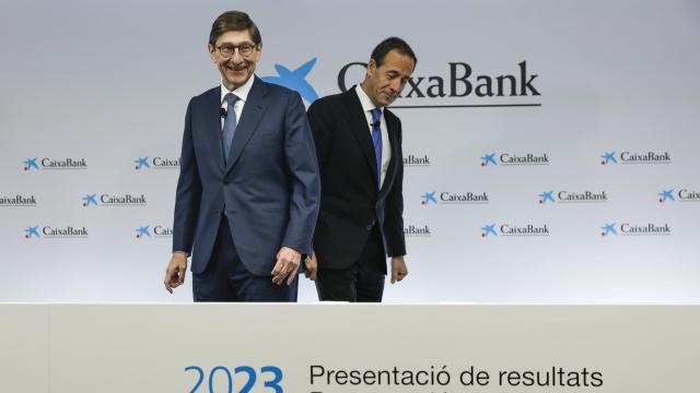José Ignacio Goirigolzarri y Gonzaño Gortázar. Efe / Biel Aliño