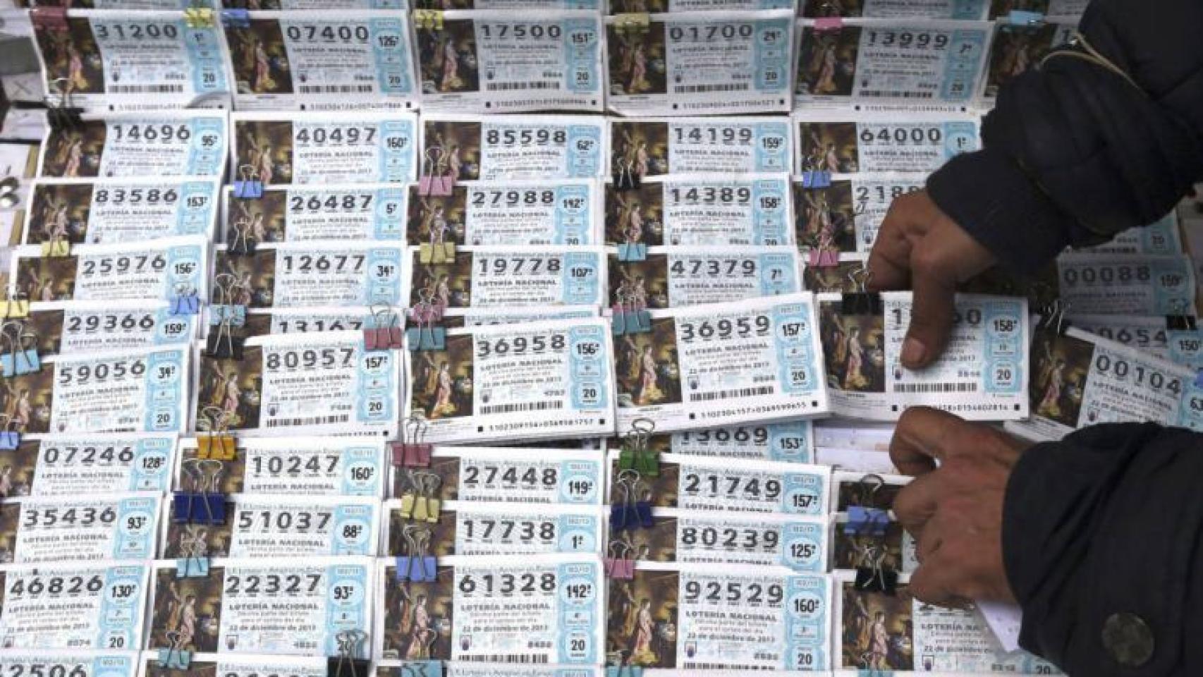 Décimos de la Lotería Nacional.