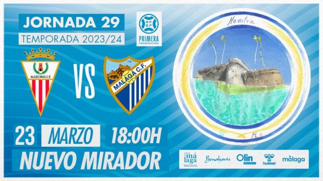 Horario y dónde ver el Algeciras CF vs. Málaga CF: tv, directo, online, streaming