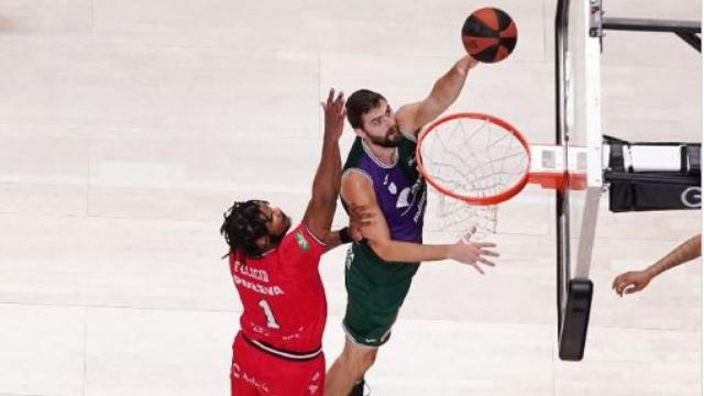 David Kravish, jugador del Unicaja de Málaga