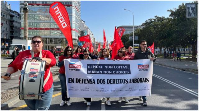 Concentración de DXC Technology este viernes en A Coruña