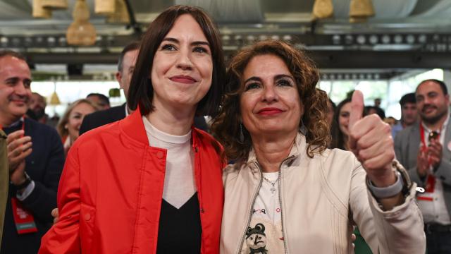 Diana Morant y María Jesús Montero en el congreso del PSPV este sábado en Benicàssim