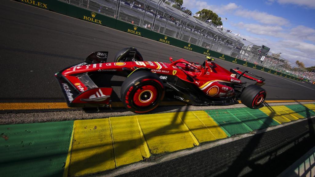 Carlos Sainz, durante el Gran Premio de Australia 2024