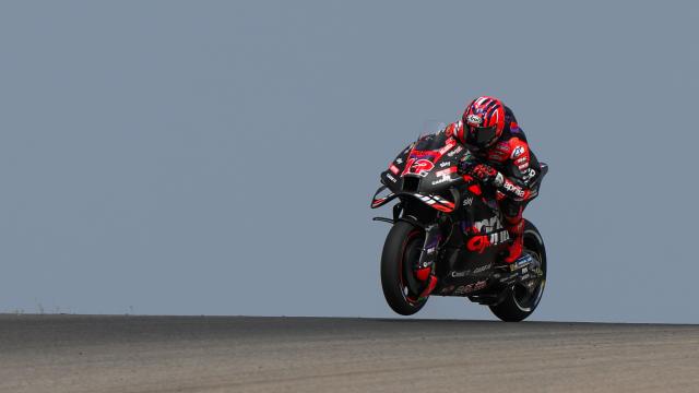 Maverick Viñales, durante el GP de Portimao.