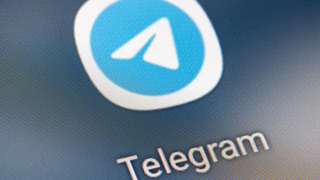 Icono de la aplicación Telegram en un teléfono inteligente