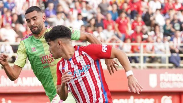 Einar Galilea durante el Algeciras vs. Málaga