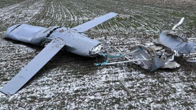 Imagen de archivo de un misil Kh-101 capturado por Ucrania en febrero de 2023.