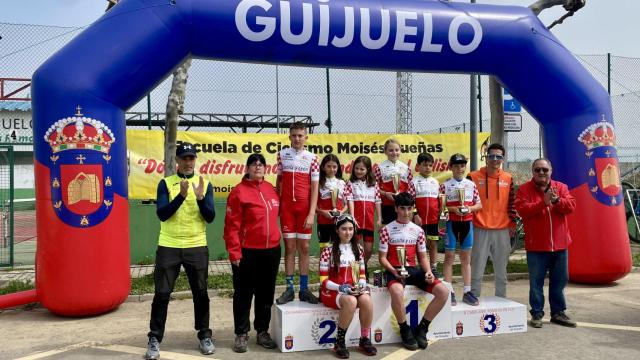 Podio de categorías XCO Villa de Guijuelo