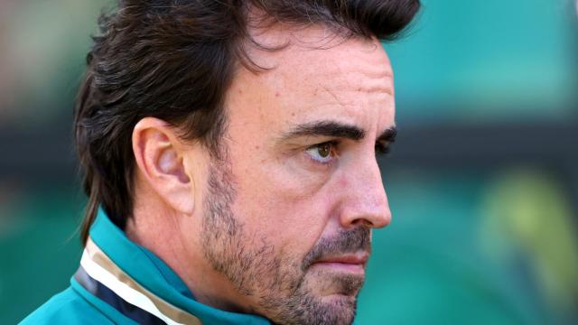 Fernando Alonso, durante el GP de Australia.