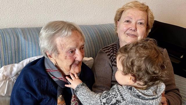 Dolores Buitrago, la persona más anciana de la región.