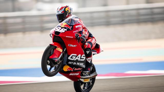 Dani Holgado durante una carrera.