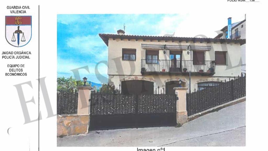 Fotografía de la vivienda tomada por los agentes de la Guardia Civil. EE