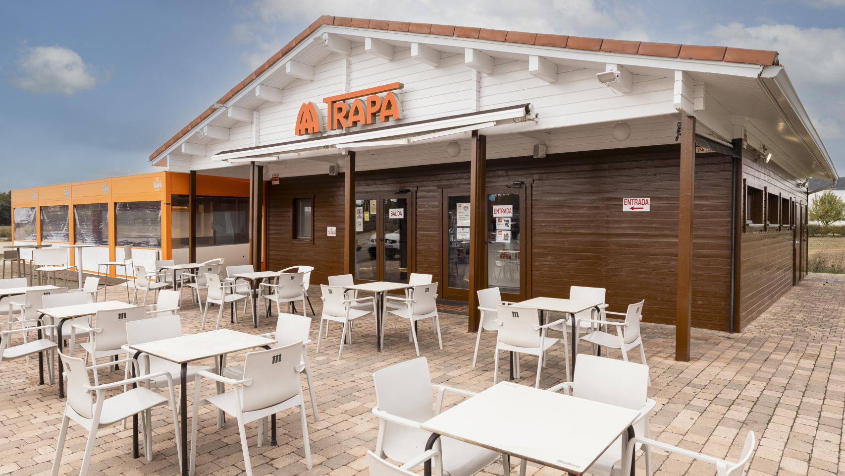 Imagen de la terraza de Chocolates Trapa