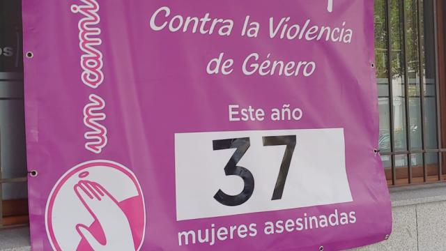 Pancarta. Foto: PSOE.