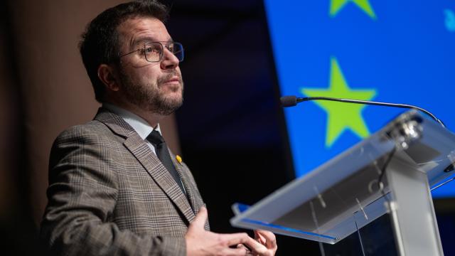 El presidente de la Generalitat de Cataluña, Pere Aragonès