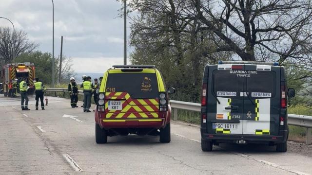 La M-305 a la altura de Aranjuez.