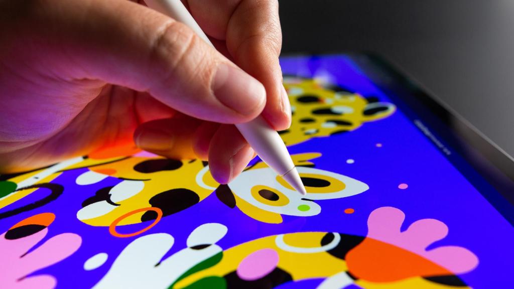 Apple Pencil dibujando