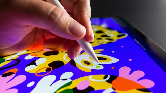 Apple Pencil dibujando