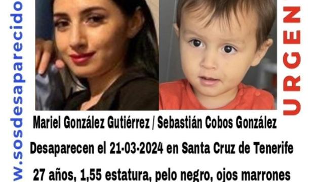 La Asociación SOS Desparecidos ha activado la alerta y avisa de que se trata de un caso de sustracción parental.