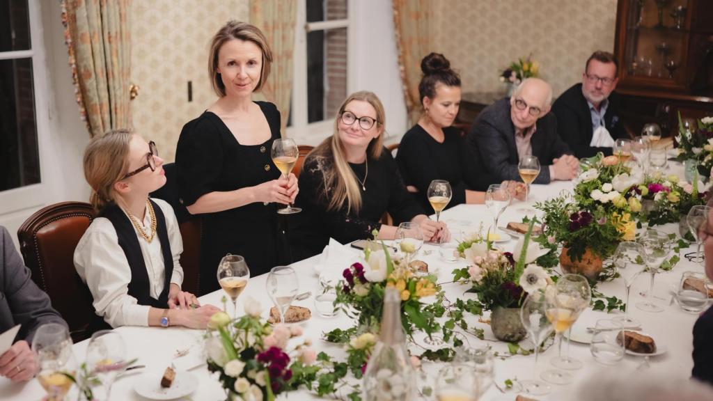 Frerson durante la cena de prensa en la Maison Belle Epoque