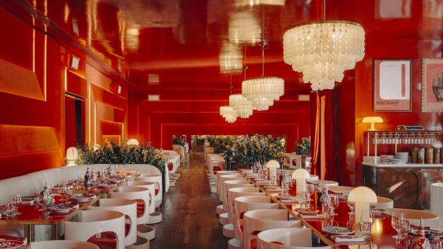El comedor de la planta baja de Circolo Popolare.