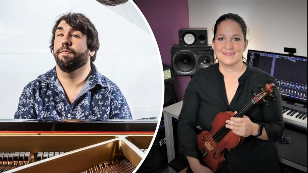 Pol, el pianista invidente, y Ester, la violinista con discapacidad auditiva