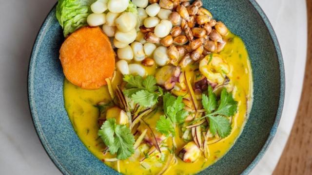 Ceviche clásico en Llama Inn.