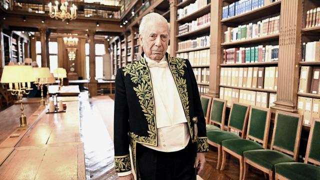 Mario Vargas Llosa, en febrero de 2023.