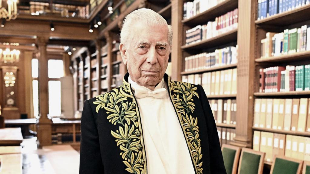 Mario Vargas Llosa, en febrero de 2023.