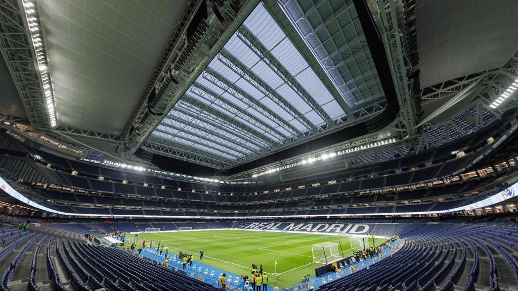 Perspectiva general del Estadio Santiago Bernabéu
