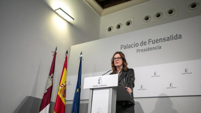 La consejera Portavoz del Gobierno regional, Esther Padilla.