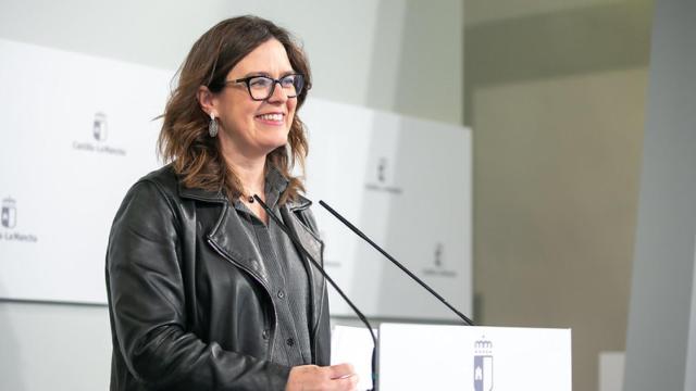 Esther Padilla, consejera portavoz del Gobierno de Castilla-La Mancha.