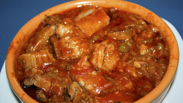 Carcamusas, un plato típico de Toledo.