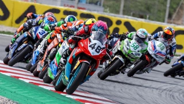 Julio García en un momento de la carrera.