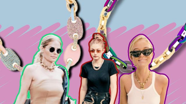 Los collares 'chunky' fueron conocidos por implementarlos en las pasarelas hace más de 20 años.