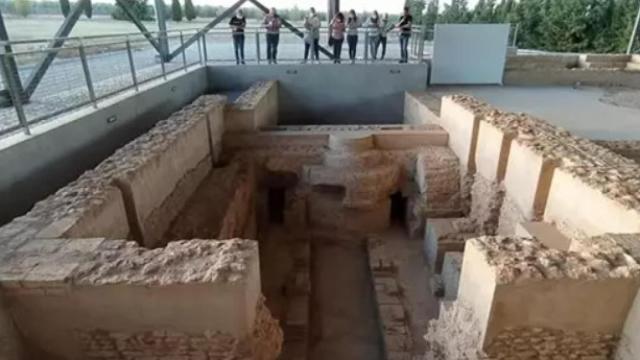 Restos romanos en Herrera.