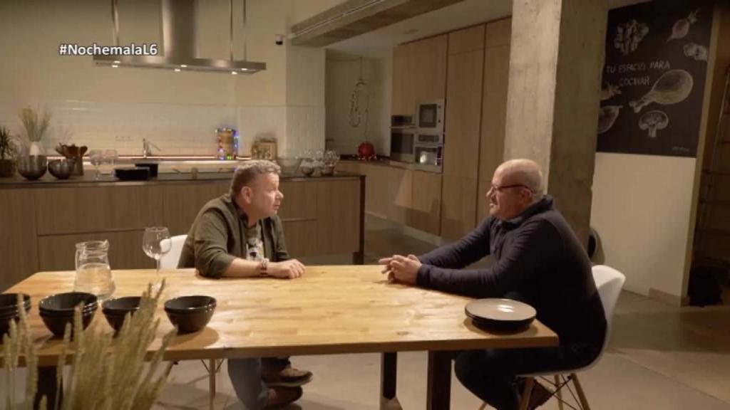 Alberto Chicote y Antonio en 'Pesadilla en la cocina'.