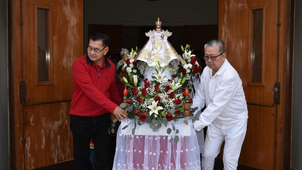 Devotos en Semana Santa.