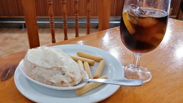 La ensaladilla rusa del Bar Guillermo.