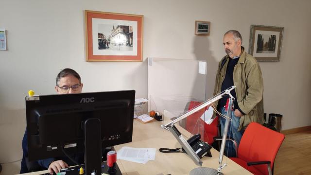 El presidente de la Asociación para la Recuperación de la Memoria Histórica, Emilio Silva, durante la presentación del escrito, este miércoles en las Cortes de Castilla y León.