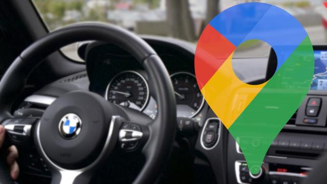 Coche con Google Maps