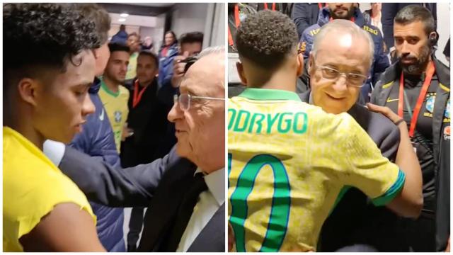 El encuentro de Florentino Pérez con Endrick y Rodrygo