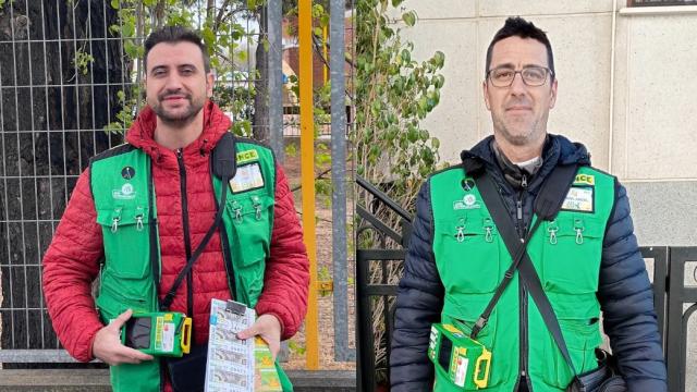 Miguel Ángel Martínez y Juan Enrique Torres. Foto: ONCE.