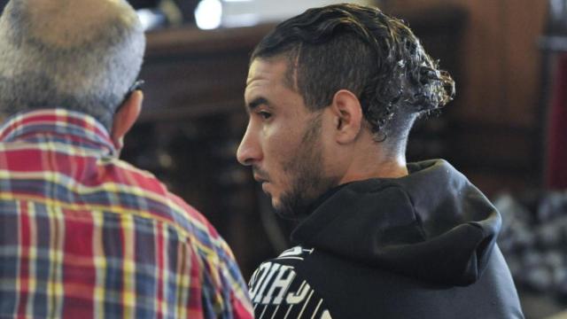 Imagen del acusado durante el juicio. Foto: EFE