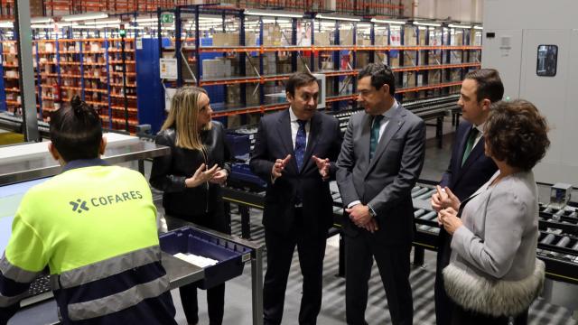 Inauguración de las nuevas instalaciones de Cofares en Linares.