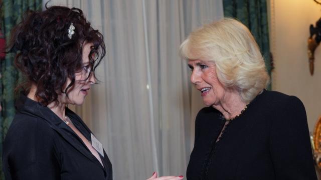 La reina consorte y la actriz, en Clarence House.