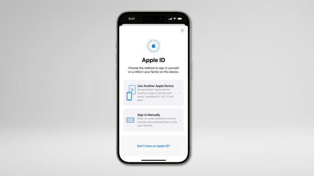 Captura de configuración de ID de Apple