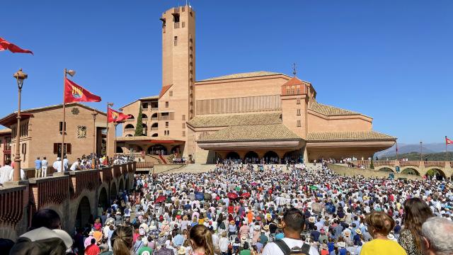 Celebración de la Jornada Mariana de la Familia en el santuario de Torreciudad
