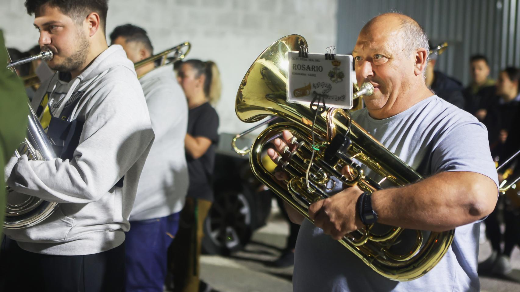 Así ensaya la Asociación Musical Virgen del Rosario