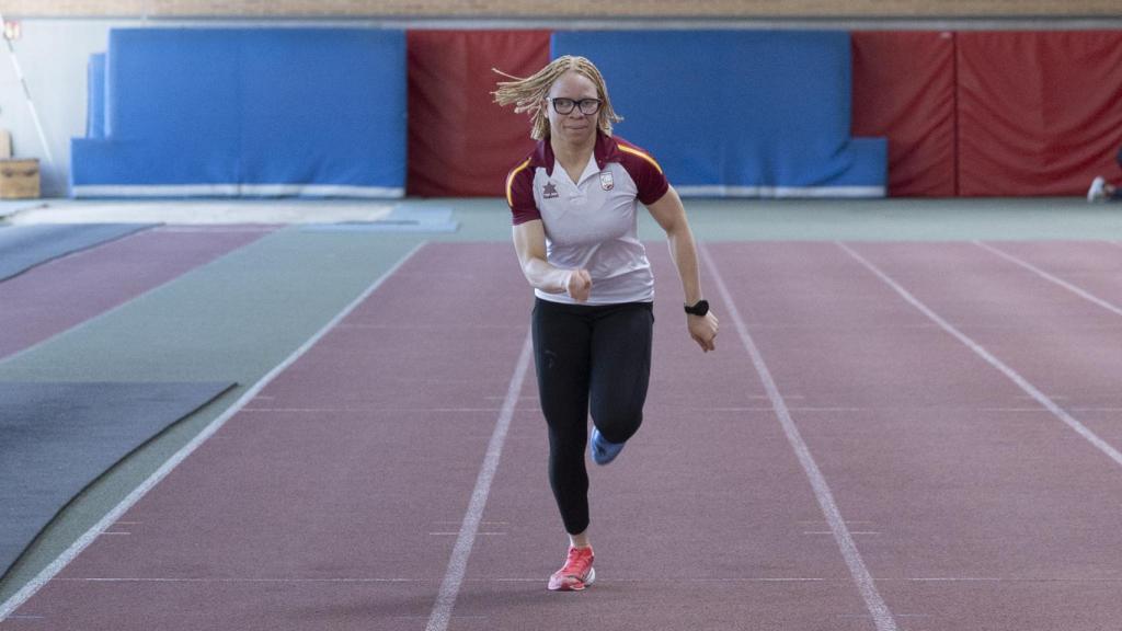 Adiaratou Iglesias, en el Centro de Alto Rendimiento Deportivo de Madrid.